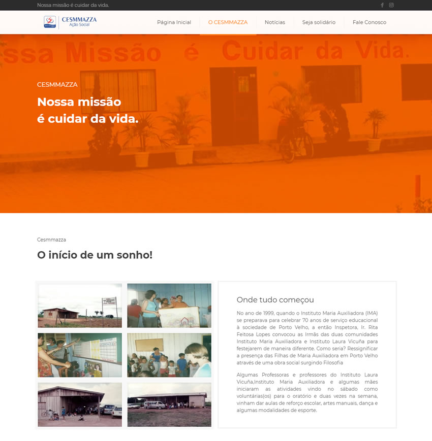 Cesmmazza Lan A Site E Refor A Compromisso Social As Pessoas Mais