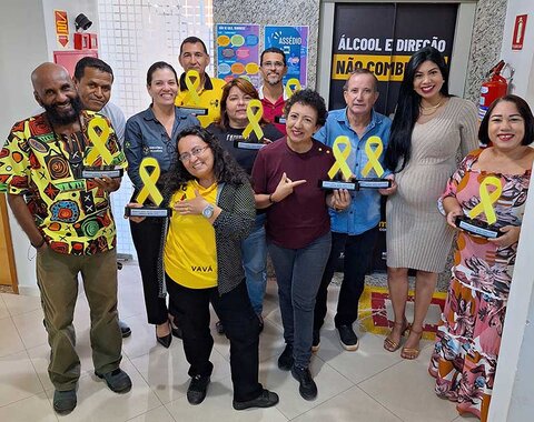 Detran-RO Premia Servidores Destaques na Campanha Maio Amarelo.