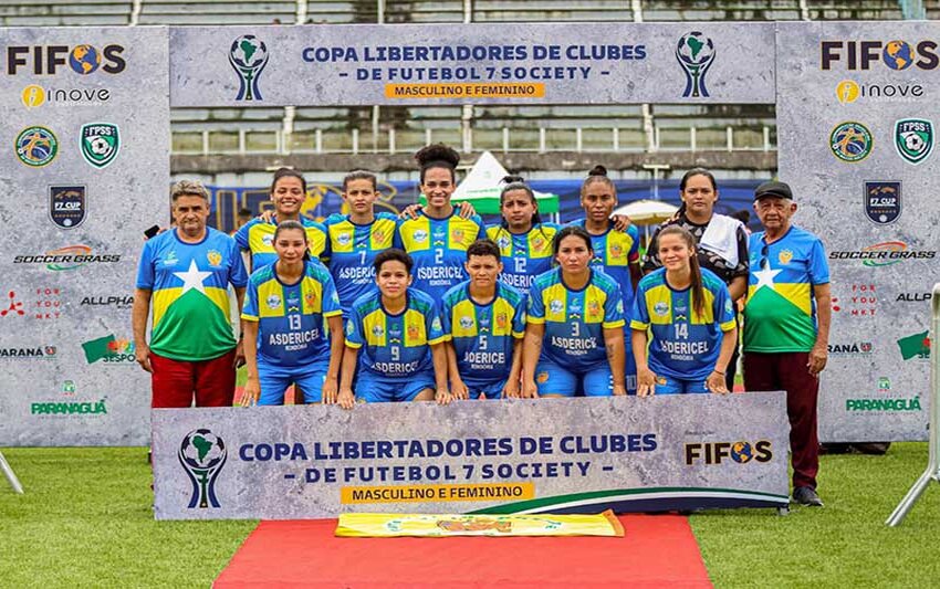 A equipe da ASDERICEL representou Rondônia na Copa Libertadores de Clubes Futebol 7 Society, realizada no mês de outubro, na estado do Paraná e sagrou-se campeã da competição