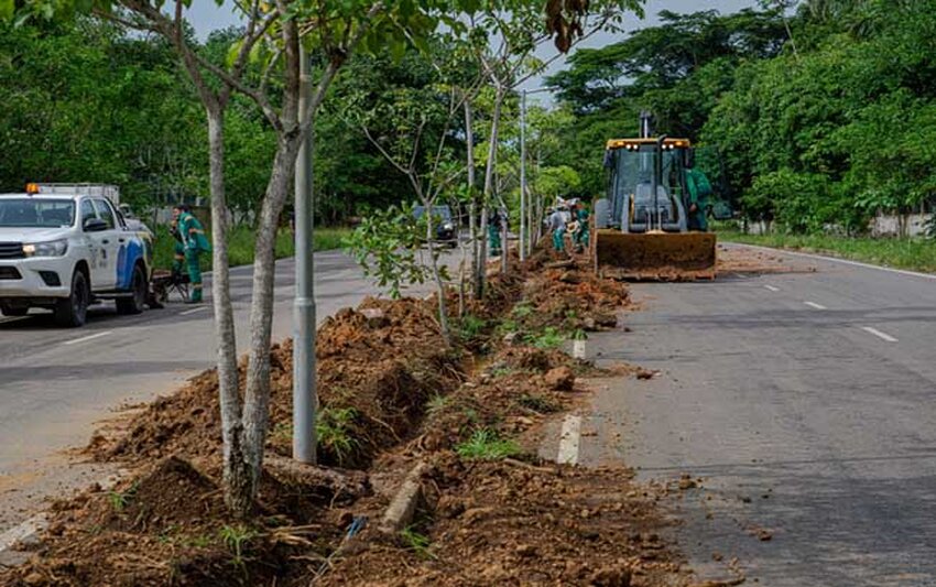 Fiação aérea de energia e telefonia está com os dias contados em Porto Velho