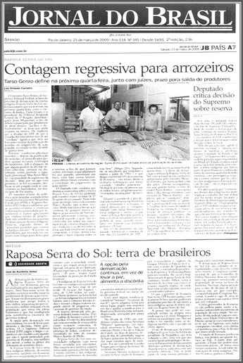 Jornal do Brasil, n° 345, 21.03.2009