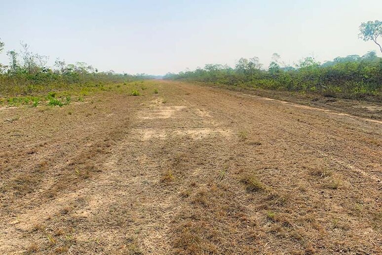 Pista de pouso no Parna Campos Amazônicos