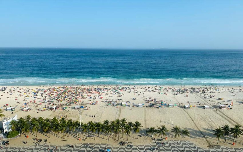 Praia de Copacabana, início da primavera (VM)