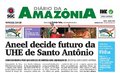 Capa do jornal Diário da Amazônia desta quinta-feira