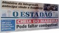 Capa do jornal Estadão do Norte deste sábado