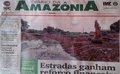 Capa do jornal Diário da Amazônia