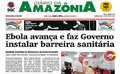 Capa do jornal Diário da Amazônia desta quarta-feira