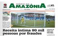 Capa do jornal Diário da Amazônia desta terça-feira