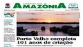 Capa do jornal Diário da Amazônia desta sexta-feira