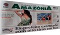 Capa do jornal Diário da Amazônia deste domingo