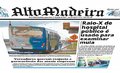 Capa do jornal Alto Madeira desta quinta-feira