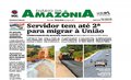 Capa do jornal Diário da Amazônia desta terça-feira