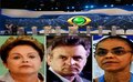 Com Marina na mira, presidenciáveis farão 1º debate na TV