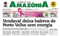 Capa do jornal Diário da Amazônia desta quinta-feira