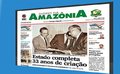 Capa do Jornal Diário da Amazônia deste domingo