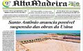 Capa do jornal Alto Madeira desta sexta-feira