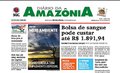 Capa do jornal Diário da Amazônia desta quinta-feira