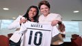 Marta convida Dilma para assistir Mundial Feminino 