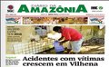 Capa do jornal Diário da Amazônia desta quinta-feira