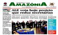 Capa do jornal Diário da Amazônia desta quinta-feira