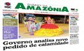 Capa do jornal Diário da Amazônia desta quarta-feira