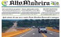 Capa do jornal Alto Madeira desta terça-feira