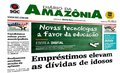 Capa do jornal Diário da Amazônia desta quarta-feira