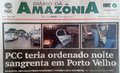 Capa do jornal Diário da Amazônia deste sábado