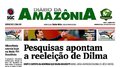 Capa do jornal Diário da Amazônia desta sexta-feira