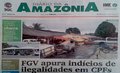 CAPA DO JORNAL DIÁRIO DA AMAZÔNIA