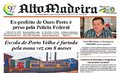 Capa do jornal Alto Madeira deste sábado