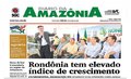 Capa do jornal Diário da Amazônia deste sábado