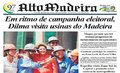 Capa do jornal Alto Madeira desta quarta-feira