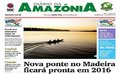 Capa do jornal Diário da Amazônia desta quarta-feira