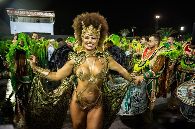 A Mancha Verde é a grande  campeã do carnaval de SP. - Gente de Opinião