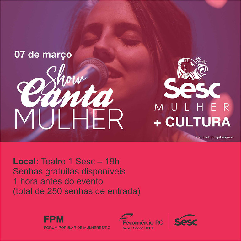 Programação Sesc Mulher Começa nesta quinta feira - Mangueira é a campeão no Rio de Janeiro - Gente de Opinião