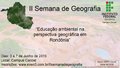 IFRO: Inscrições abertas para a II Semana de Geografia do Campus Cacoal 