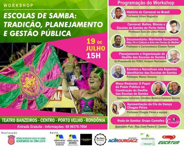 Conheça os finalistas do  Zezinho Maranhão de música - Acadêmicos da Zona Leste realiza  Workshop de carnaval  no Banzeiros - Gente de Opinião