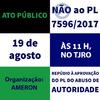 Ato Público contra aprovação PL do Abuso de Autoridade é realizado hoje, no TJRO