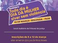 Emeron promove campanha contra a violência de gênero com palestras e seminário