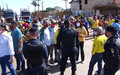 Porto Velho: mototaxistas fazem protesto na estrada do Belmonte