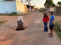 Vereadora Cristiane Lopes cobra solução para Bueiro aberto no Bairro Caladinho 