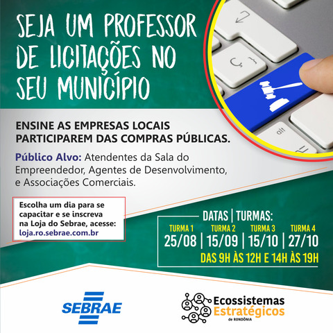 Sebrae capacita parceiros para auxiliar empresários em pregões eletrônicos - Gente de Opinião