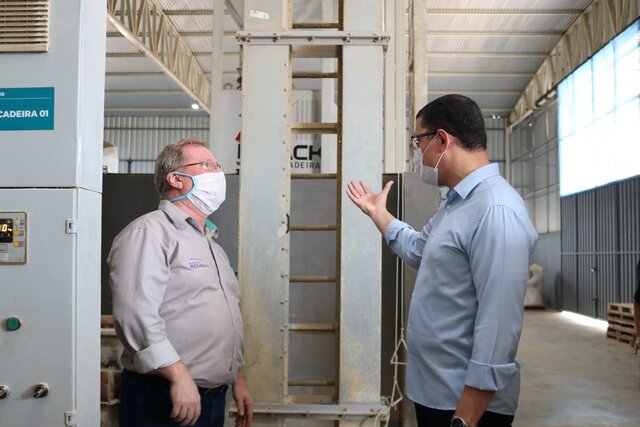 Governador de Rondônia coronel Marcos Rocha visita planta industrial de produção de ração animal - Gente de Opinião