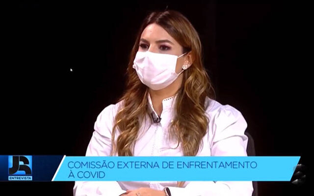 Deputada Mariana Carvalho entrevistada em rede nacional pela Record News - Gente de Opinião