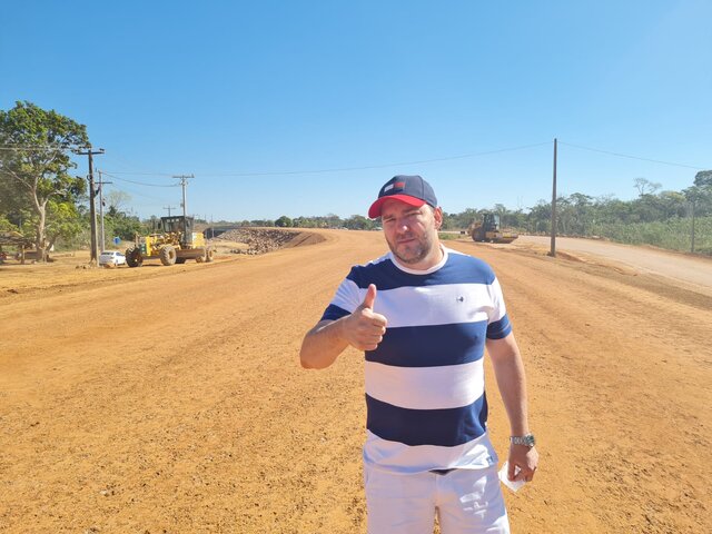 Presidente Alex Redano comemora avanços nas obras das cabeceiras da ponte no rio Jamari, na BR-421  - Gente de Opinião