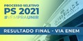 PS UNIR 2021 - Resultado final da seleção através de notas do Enem