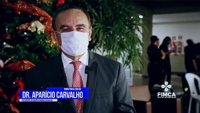 Mensagem de Boas Festas, agradecimento do Grupo FIMCA e do Dr. Aparício de Carvalho - Gente de Opinião