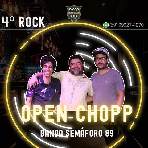 Hoje, 05/01, é dia petiscar na Quarta com Rock do Grego Original - Gente de Opinião