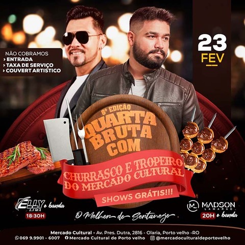 O Mercado Cultural tem o melhor do sertanejo com shows grátis nesta quarta - Gente de Opinião